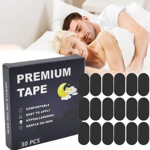 30 Pcs Mouth Tape for Sleeping, Portable, Breathable, Easy to Use,Gentle On Skin