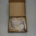 Christmas Stocking Holders Xmas Fireplace Hanger Hooks Set of 4(Gold)