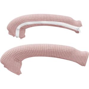 FORCHEER Office Chair Armrest Cover Stretchable Water Resistant Spandex Stretch Jacquard Computer Office Chair Arm Covers Chair Slipcover for Desk Chairs Arm 2P-Pink