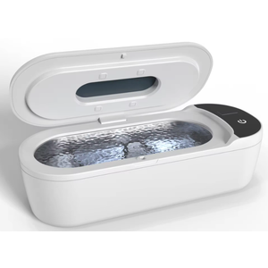 Ultrasonic Cleaner Jewelry Cleaner, 48KHz Ultrasonic Cleaner Machine with Digital Timer, Dual Cleaning Modes, 304 Stainless Steel Tank for Jewelry, Eyeglasses, Rings, Retainers, Dentures