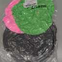 Leitee 25 Pcs Witch Hat Ring Toss Games Set Halloween Party Favors Pink and Green Party Decorations 5 Black Oxford Fabric Wizard Hats with 20 Inflatable Rings for Girls Women Birthday Movie