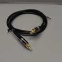 BlueRigger Digital Optical Audio Toslink Cable (25FT, Fiber Optic, Aluminum Shell, 24K Gold-Plated) - Compatible with Home Theatre, Sound Bar, TV, Xbox, PlayStation PS4  Premium Series