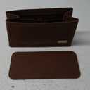 ZTUJO Purse Organizer Insert, Felt Bag Organizer For Handbag Purse Organizer,13 Colors, 6 Size, (X-Large, coffee)