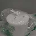 White 3 Wick Flameless Candle with Remote, 6x6 inch Giant LED Pillar Candle, Battery Operated Real Wax Flickering