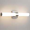 Brushed Nickel Vanity Lights for Bathroom - 22 Inch Bathroom Light Fixtures Over Mirror with Acrylic Shade, 18W LED Modern Vanity Lighting Fixtures Wall Sconce 3000K