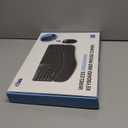 MK960 Ergonomic Wireless Keyboard Mouse Combo, Bluetooth/2.4G Split Design Keyboard with Palm Rest and 4 Level DPI Adjustable Wireless Mouse Multi-Device, Rechargeable, for Windows/Mac/Android (Black)