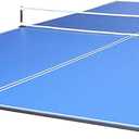 JOOLA Ping Pong Conversion Top with Net Set for Billiard and Pool Tables - Regulation Top Converts Billiards into Ping Pong Table - Includes Foam Padding for Protection - Steel Frame Option