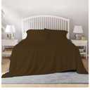 4 Piece 100% Egyptian Cotton King Size Sheet Set 1000 Thread Count Luxury Ultra Soft Bed Sheets Fits Mattress Upto 18" Inch Deep Pocket, King Size - Chocolate Solid