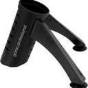 GA.MA iQ Perfetto Hair Dryer Stand, Space-Saving Secure Suction Cup Mount for Salon & Home Use, Black