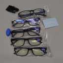 Gaoye Professional Reading Glasses for All Day - Computer Readers with Blue Light Protection - Value Pack