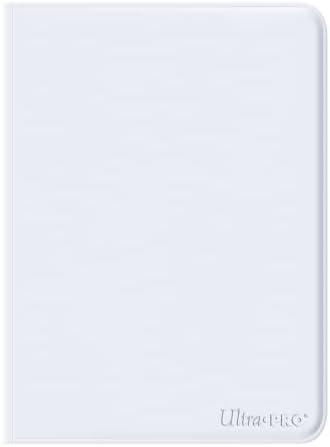 Ultra Pro ULP16176 Pro Zippered Vivid Binder White - 9 per Pocket