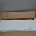 Gadroad 5 Tier Geometric Bookcase,S Shaped Bookshelf, Wood Decorative Storage Shelving, Modern Freestanding Display Shelves, Tall Book Shelf Unit for Living Room Bedroom, White