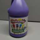 Colorations Paraben-Free Washable Tempera Paint for Kids - 1 Gallon Value Size. Vibrant Purple, Non-Toxic and Made in The USA