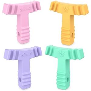 Chewies for Invisalign Aligners 3-Pack, Orthodontic Aligner Chewies for Invisible Braces, Denture & Retainer, Medical Grade Silicone Aligner Seaters & Chew Tools, Durable & Reusable (Multicolor)