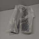 Danya B Metal Pillar Candle Sconces with Glass Inserts - A Wrought Iron Rectangle Wall Accent (Set of 2), Black