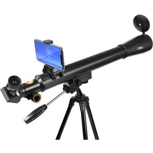 National Geographic 50mm Astronomical Refractor Telescope with Fully Coated Optics Adjustable Tripod and Astronomy App for Young Astronomers and Adult Sky Watchers 
