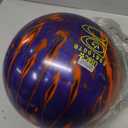 Bowlerstore Products Brunswick PRE-DRILLED Intense Mindset Bowling Ball - Black/Orange/Purple 15lbs