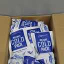 25 Pack - Instant Cold Packs - Instant Ice Packs for Injuries | Disposable Cold Compress Ice Pack for Pain Relief, Swelling, Inflammation, Sprains, Toothache - Cold Pack for Athletes