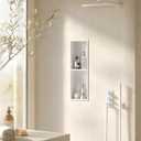24 x 8 Inch 304 Stainless Steel Recessed Shower Niche , No Tile Needed
