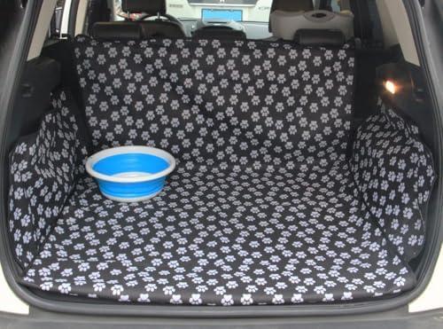 HelloTree SUV Cargo Liner for Dogs Waterproof Pet Cargo Cover Dog Seat Mat for SUVs Oxford Car SUV Seat Cover Trunk Protector for Vehicles Washable Dog Accessories