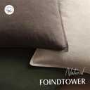 Foindtower Set of 2, Decorative Linen Soild Throw Pillow Covers Soft Accent Euro Cushion Case Farmhouse Neutral Pillowcase for Chair Couch Sofa Bedroom Living Room Home Decor 16 x 16 Inch Light coffee (Malt Ball)