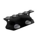 Hair Tool Organizer Wall Mount Station Multifunctional Curling Iron Stand Styling Accessories for Blow Dryer Salon Bathroom, Black
