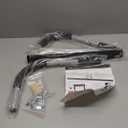 Ally Peaks Pull Up Bar for Doorway | Thickened Steel Max Limit 440 lbs Upper Body Fitness Workout Bar| Multi-Grip Strength for Doorway | Indoor Chin-Up Bar Fitness Trainer for Home Gym Portable (silver2)