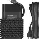New Slim 65W USB C Laptop Charger for HP Spectre X360,Envy X360,Chromebook,Elite X2,EliteBook X360,HP Spectre/EliteBook/Envy/ZBook/Chromebook Type C AC Adapter Travel Power Cord