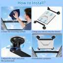 1797 Suction Cup Mount for Starlink Mini, Adjustable Portable Bracket Holder Kit Secure Hold for Car Sunroofs, Windows, RVs, Boats, with 2 Extra Mounting Cups