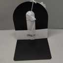 Officemate Heavy Weighted Bookends, Sturdy Office & Home Shelf Organizers, Set of 2 Black Metal Book Supports (93182) (Letter)