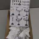 5-Candle Metal Candelabra Candlestick Holders, 5 Arms Candle Holder, Pillar Candle Holder 5 Arms, Vintage Metal Candelabra, Vintage Candle Sticks Holder Decor (Silver)