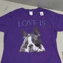 Love is Boston Terrier Bostie T-Shirt, XS