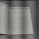 Undated Big Large Monthly Planner - Blank Calendar Book and Organizers 8.5 x 11 Inches - Kraft