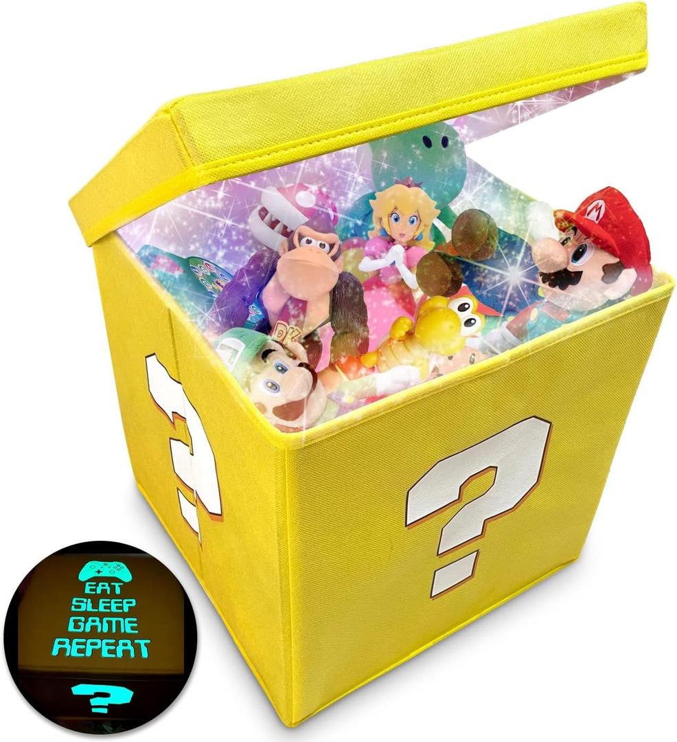 Super Gaming 14 Storage Glowing Box Perfect for Gaming, Parties, Birthdays - Large