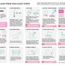 Luna Bean Baby Footprint and Hand Casting Kit (2 Pack) Personalized Baby Gifts for New Mom - Infant Newborn Foot Handprint Keepsake Mom to Be Gift