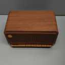 Edifier Retro Wood Bluetooth Speaker,Wireless Portable Speakers with 20W Stereo Sound,Vintage Decor Speaker with AUX,USB Soundcard,Micro SD Brown