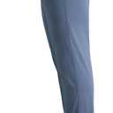 Haggar Mens Sport Travel Performance Athletic Fit Flat Front Stretch Casual Pant (Gray)