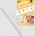 BOUBONI 100 Pieces Butcher Paper for Sublimation 15 x 15 inch Disposable No Wax Butcher Paper Sheets Precut Square Meat for Wrapping Meat Heat Press Art Project
