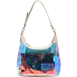Clear Shoulder Bags for Women, Stadium Approved Cute Hobo Tote Crossbody Handbag Mini Clutch Purse