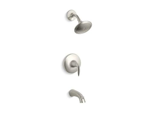 Kohler TS45104-4-BN Rite-Temp® Bath & Shower Valve Trim with Lever Handle, Spout & 2.5 Gpm Showerhead