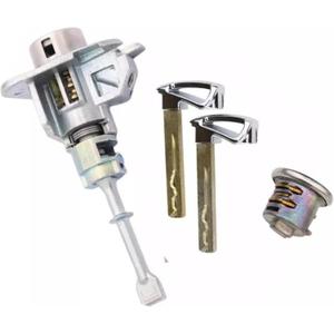 819052W000, 81905-2W000, Door Lock Cylinder 2 Keys & Rotor-Glove Box Set For Hyundai Santa Fe 2013-2018 Santa Fe Sport 2013-2018 Santa Fe XL 2019