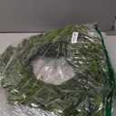 Christmas Wreath 24" Real Touch Norfolk Pine Wreaths for Front Door Artificial Greenery Realistic Holiday Decoration Indoor Outdoor