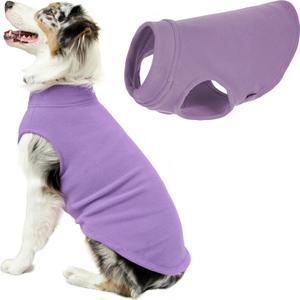 Gooby - Stretch Fleece Vest, Pullover Fleece Vest Jacket Sweater for Dogs, Lavender,  (5X-Large Length (25"), Lavender)