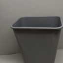 Amazon Basics Lightweight Rectangular Commercial Office Wastebasket, 10 Gallons, Grey