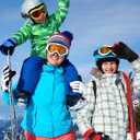 SATINIOR 2 Pairs Kids Waterproof Winter Snow Gloves Ski Gloves for Boy Girl Outdoor Warm Thickening Snowboar (S)