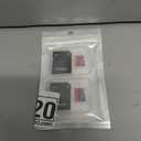 2 Pack 128GB Memory Card Class 10 Flash Card Fast Speed TF Card with Adapter for Tablet/Mobile Phone/Camera/Car Audio/Game Console(2 Pcs 128GB)