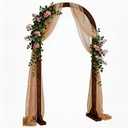 6.6FT Wooden Wedding Arch Wood Arches Arbor Backdrop Stand for Ceremony Indoor Outdoor Wedding Party Proposal Scene Garden Beach Forest Rustic Boho Decoration, 39.4 inches x 78.7 inches