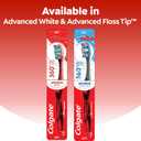 Colgate 360 Advanced Whitening Medium Toothbrush Pack, 4 Adult Medium Toothbrushes with Cheek and Tongue Cleaner, Helps Clean Your Teeth, Tongue, Cheeks, and Gums, 4 Pack