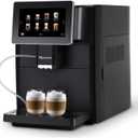 Hipresso Super Fully Automatic Espresso Coffee Machine-7" HD TFT Touchscreen with Milk Frother 19 Bar Pressure