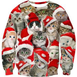 RAISEVERN Christmas Sweatshirt for Men Women Funny Pullover Xmas Top